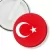 Przypinka klips Flaga Turcja