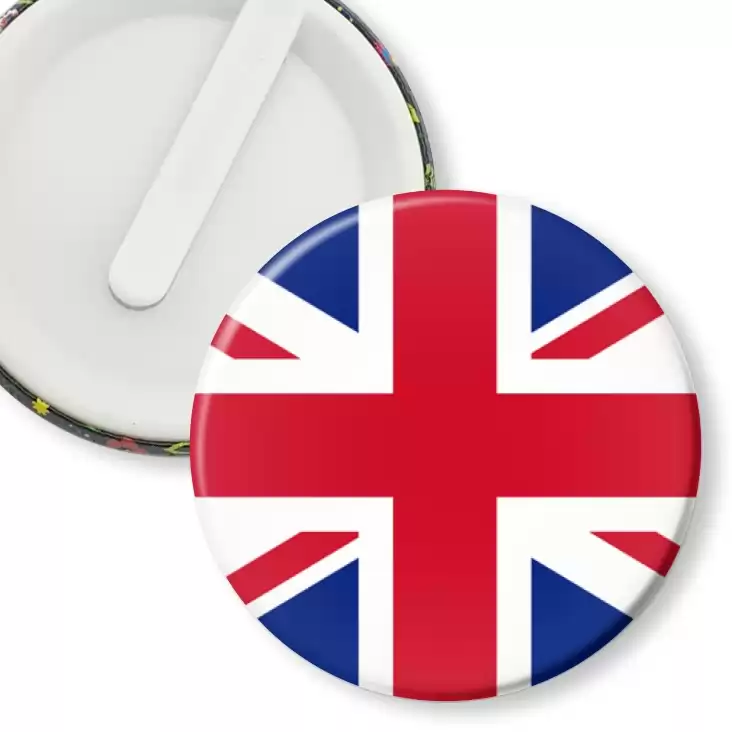 przypinka klips Flaga Wielka Brytania