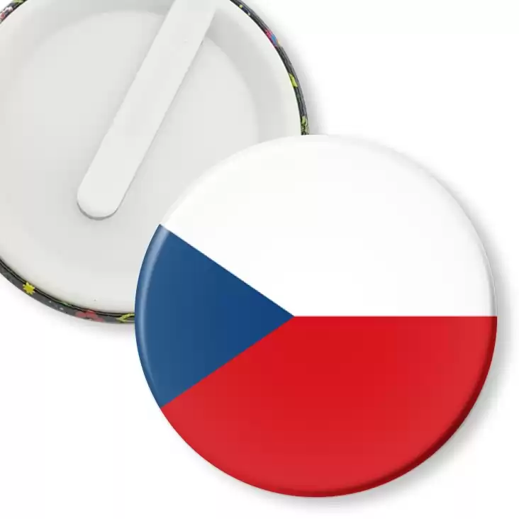 przypinka klips Flaga Czechy