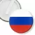 Przypinka klips Flaga Rosja