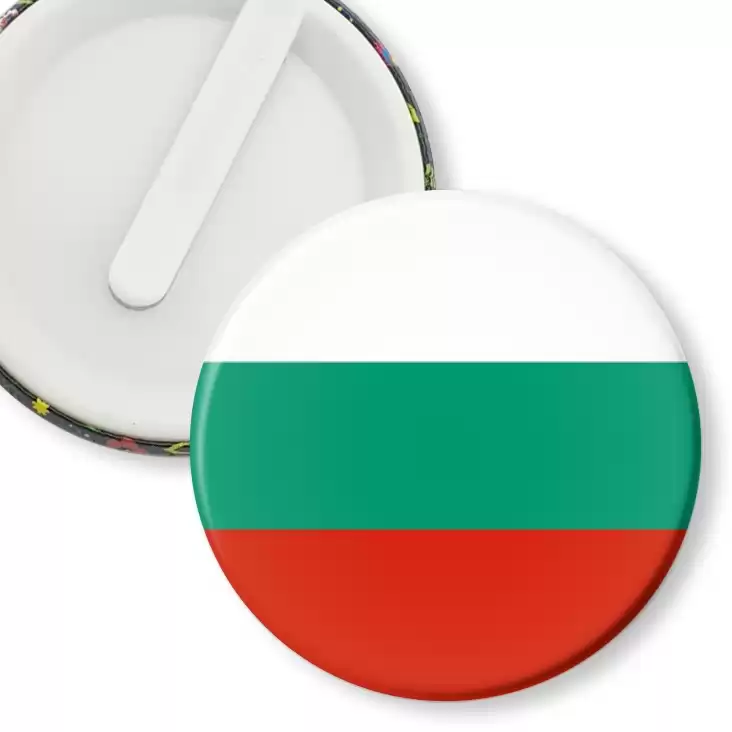 przypinka klips Flaga Bułgaria