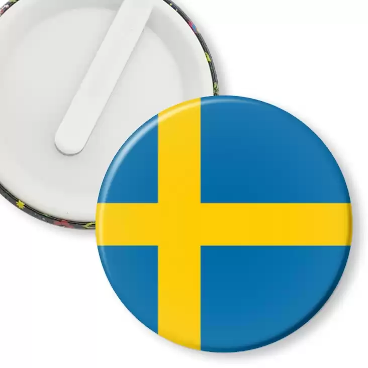 przypinka klips Flaga Szwecja