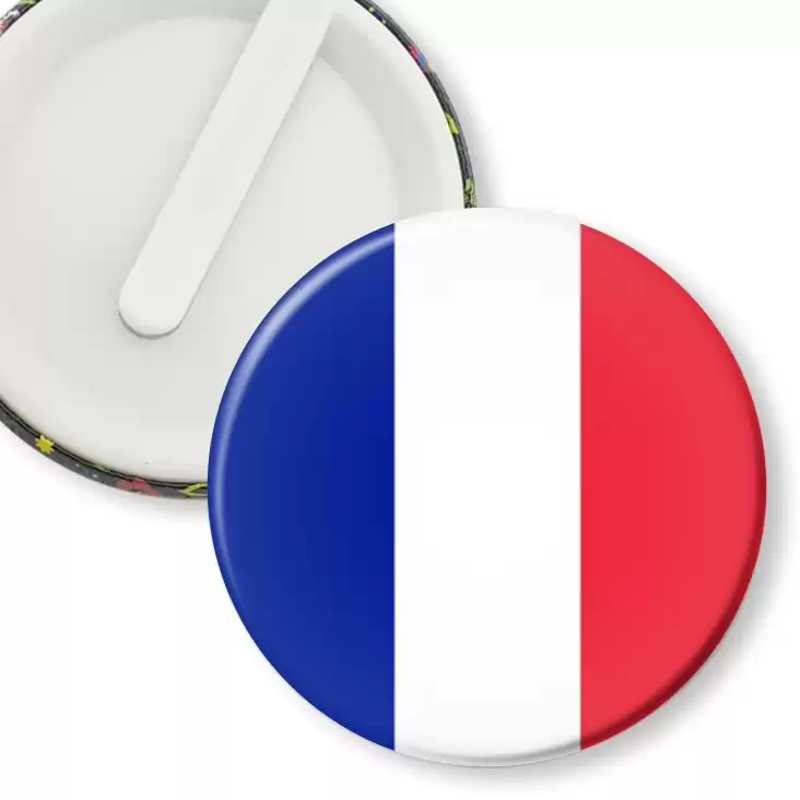 przypinka klips Flaga Francja