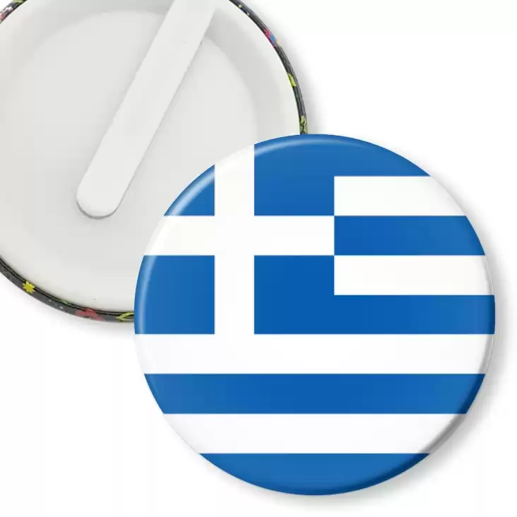 przypinka klips Flaga Grecja