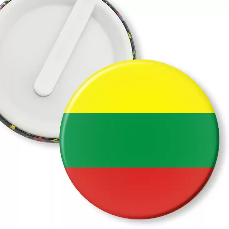 przypinka klips Flaga Litwa