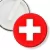 Przypinka klips Flaga Szwajcaria