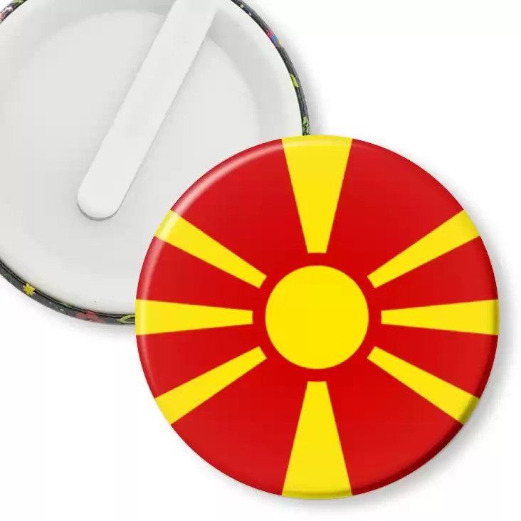 przypinka klips Flaga Macedonia