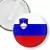 Przypinka klips Flaga Słowenia