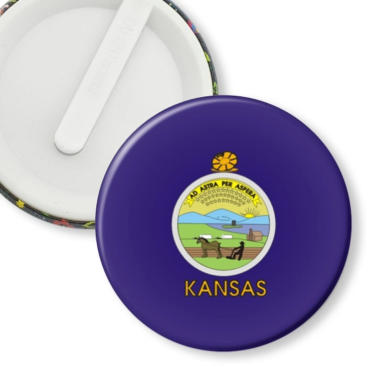przypinka klips kansas