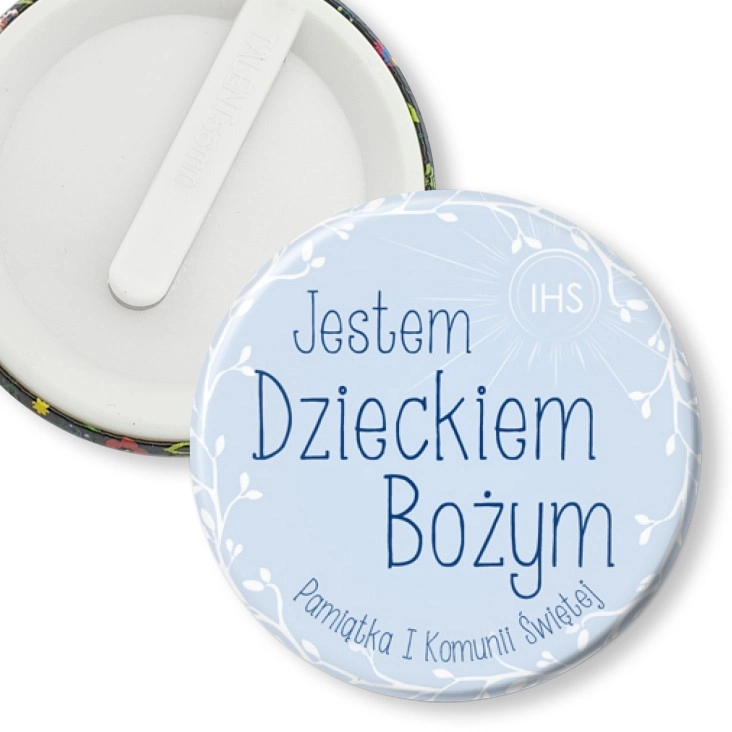 przypinka klips Jestem Dzieckiem Bożym