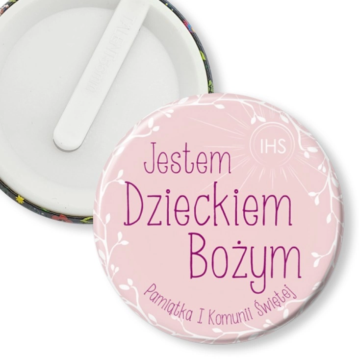 przypinka klips Jestem Dzieckiem Bożym