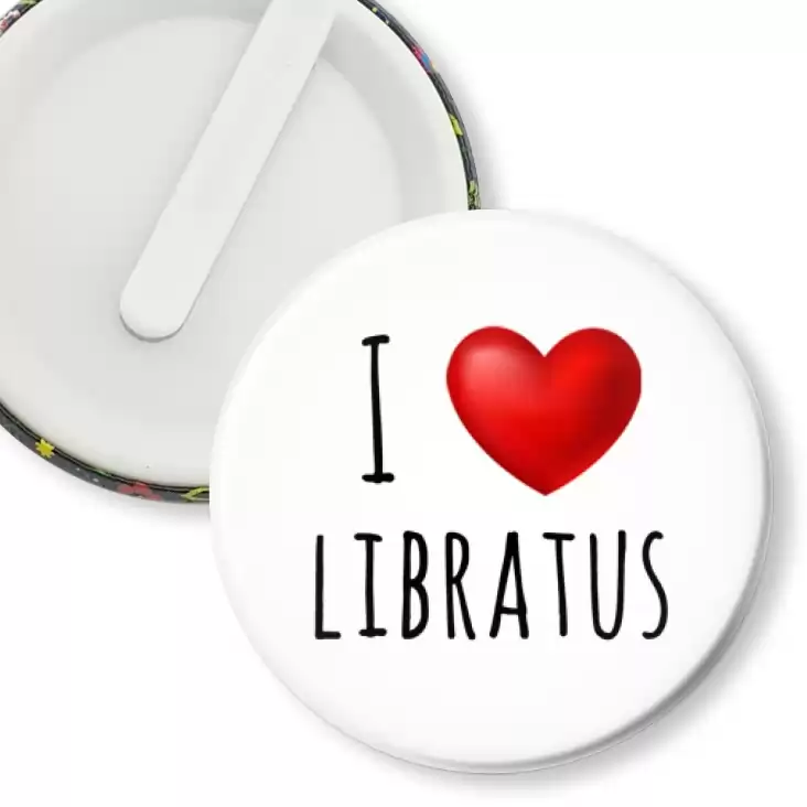 przypinka klips I love Libratus