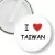 Przypinka klips I love Taiwan