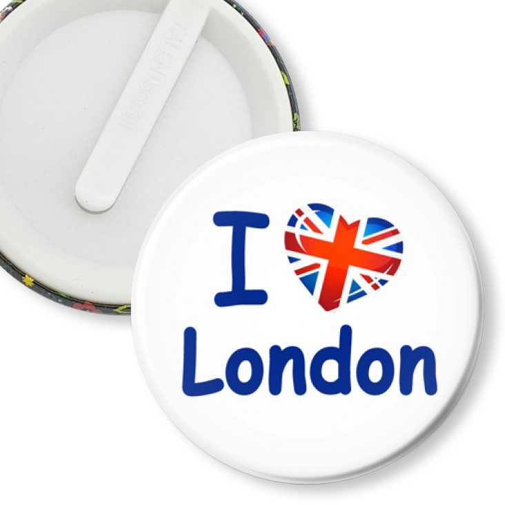 przypinka klips I love London