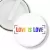 Przypinka klips LGBT love is love