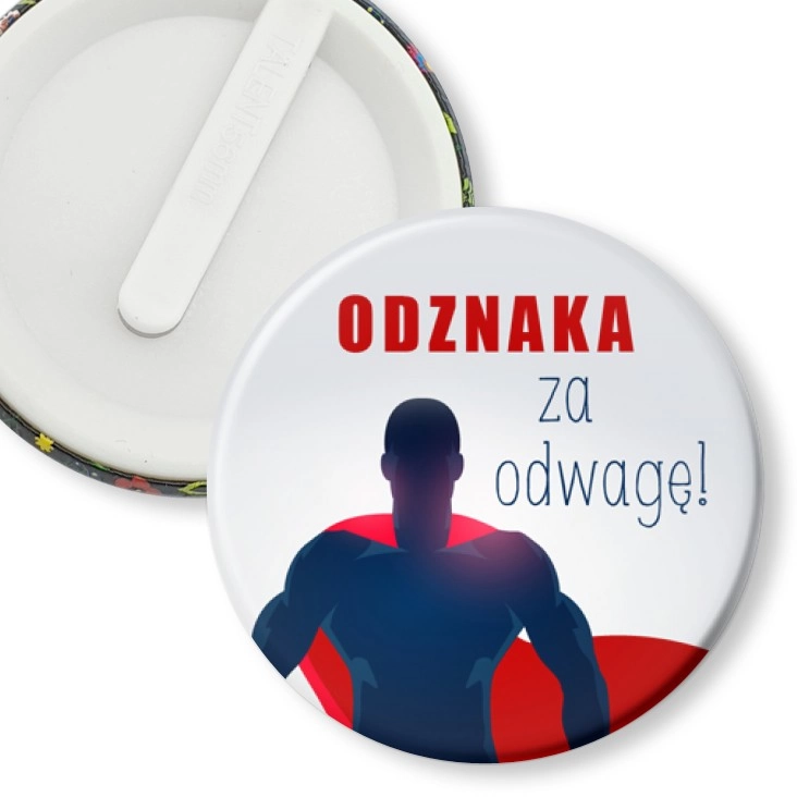przypinka klips Odznaka za odwagę