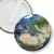 Przypinka klips Ziemia niebieski glob