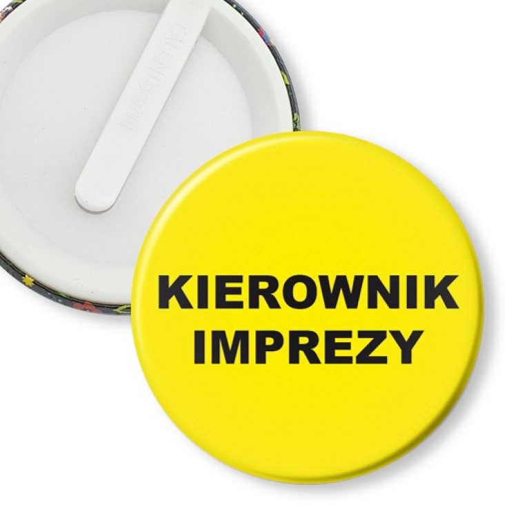 przypinka klips Kierownik imprezy