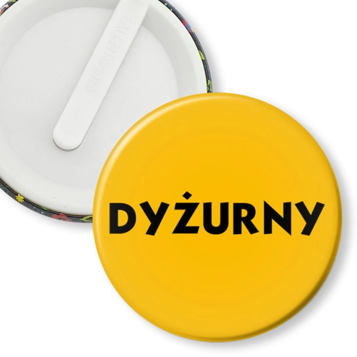 przypinka klips Dyżurny