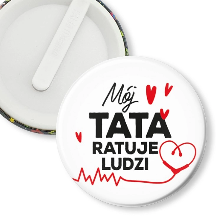 przypinka klips Mój tata ratuje