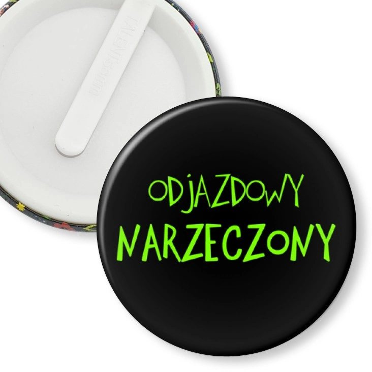 przypinka klips Odjazdowy narzeczony