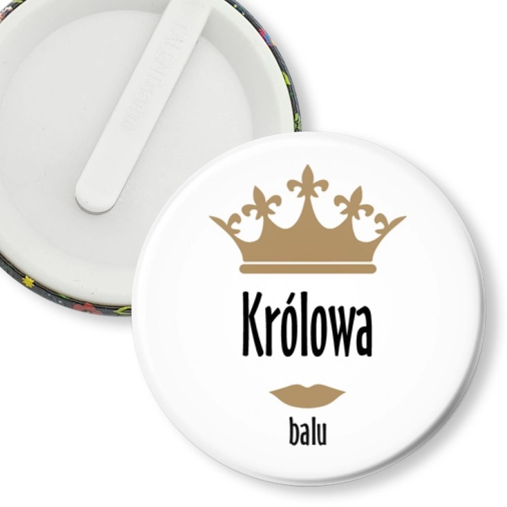 przypinka klips Królowa Balu