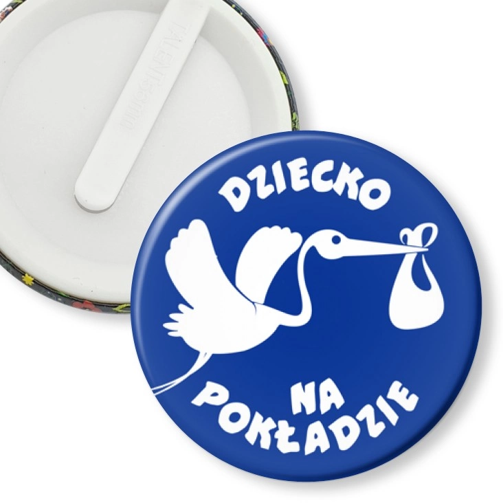 przypinka klips Dziecko na pokładzie