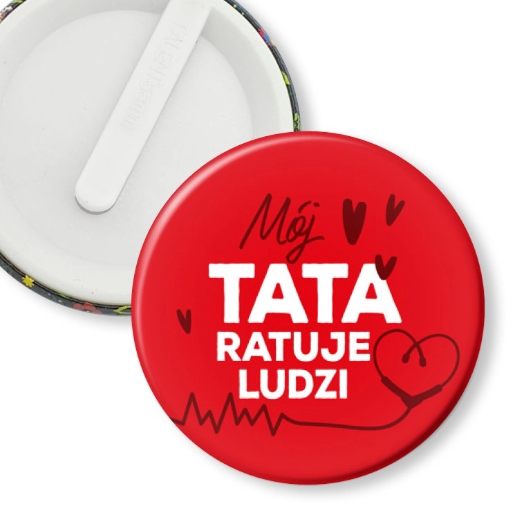 przypinka klips Mój tata ratuje