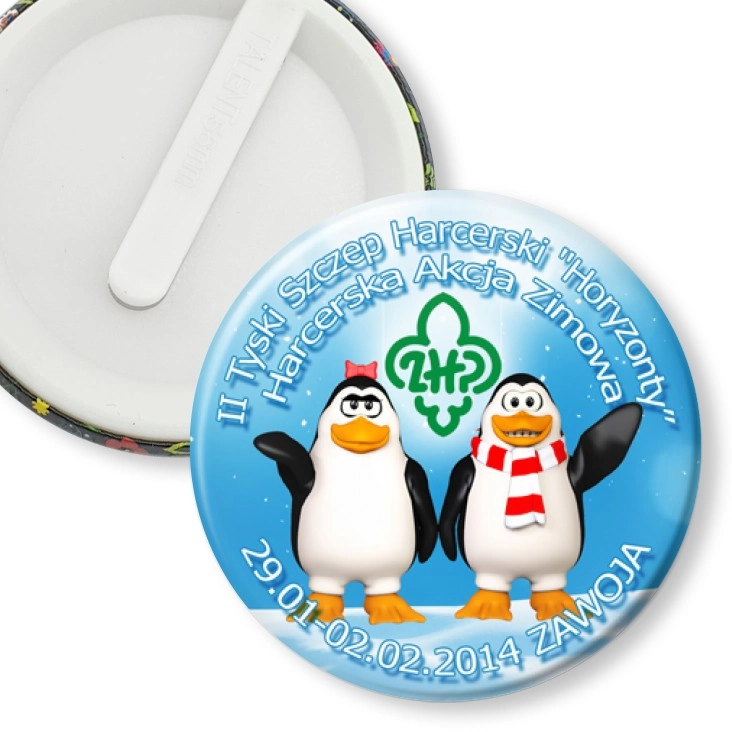 przypinka klips ZHP Horyzonty Zawoja 2014