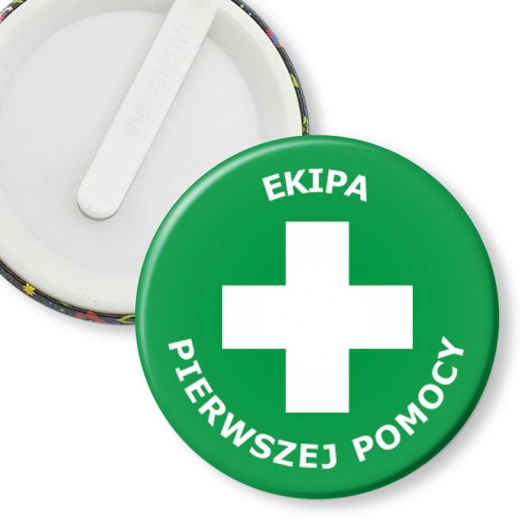 przypinka klips Ekipa pierwszej pomocy