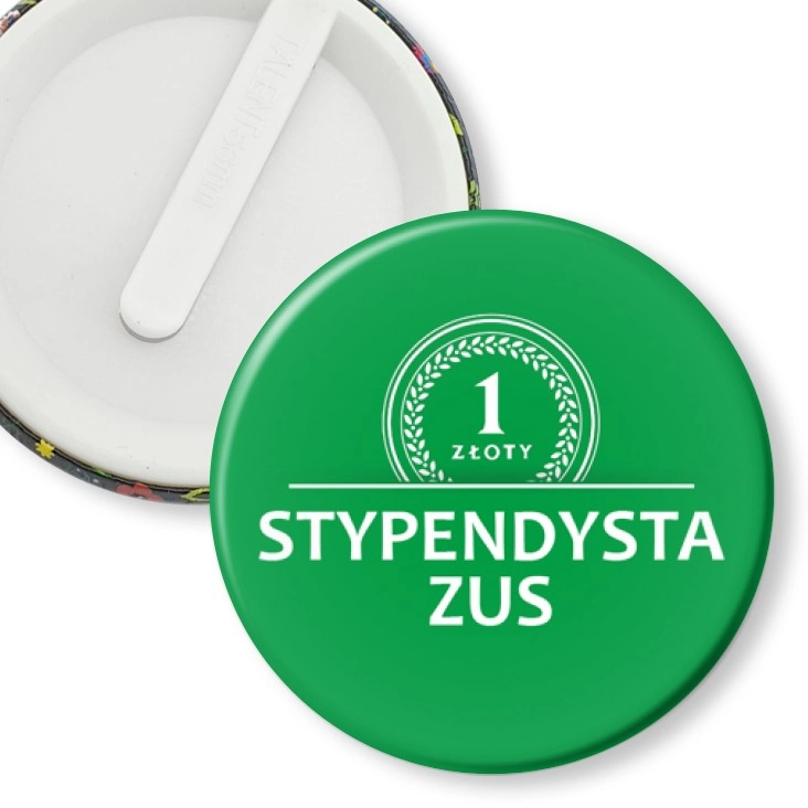 przypinka klips Stypendysta ZUS