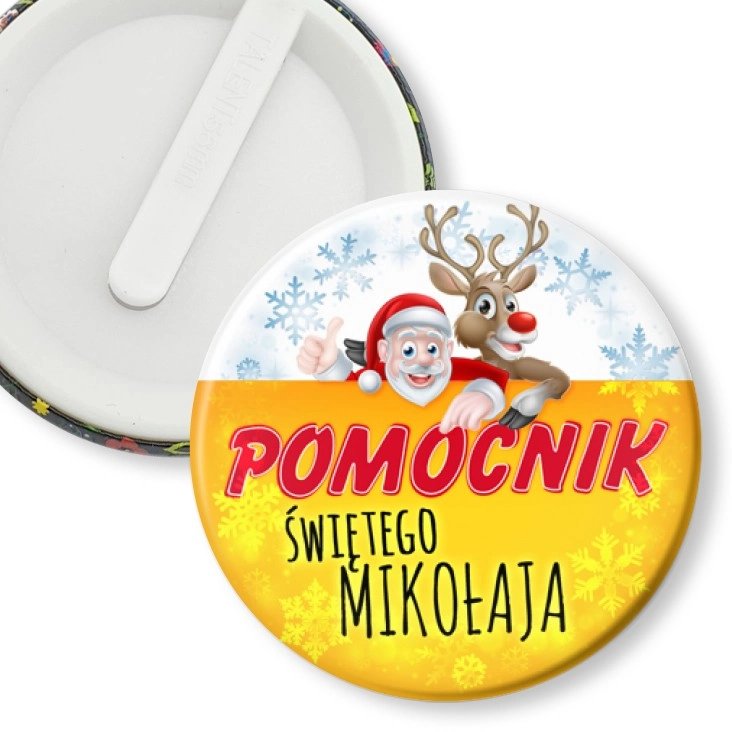 przypinka klips Pomocnik Świętego Mokołaja