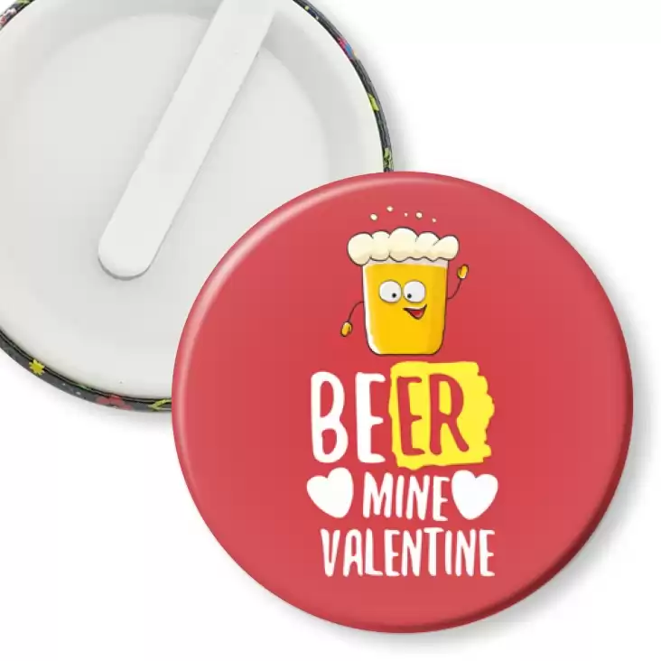 przypinka klips Beer mine Valentine
