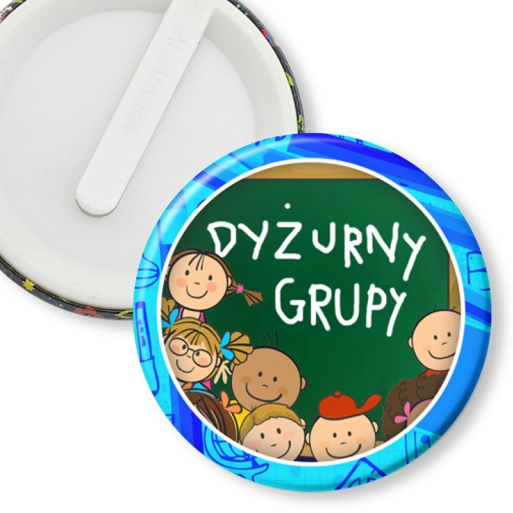 przypinka klips Dyżurny grupy obwódka