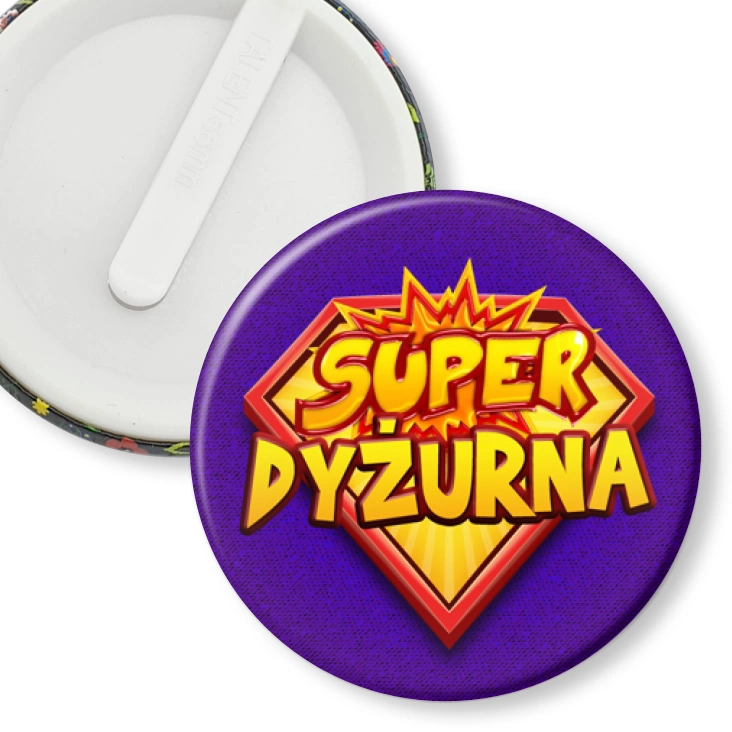 przypinka klips Super dyżurna