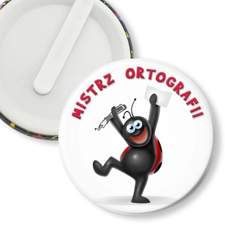 przypinka klips Mistrz Ortografii