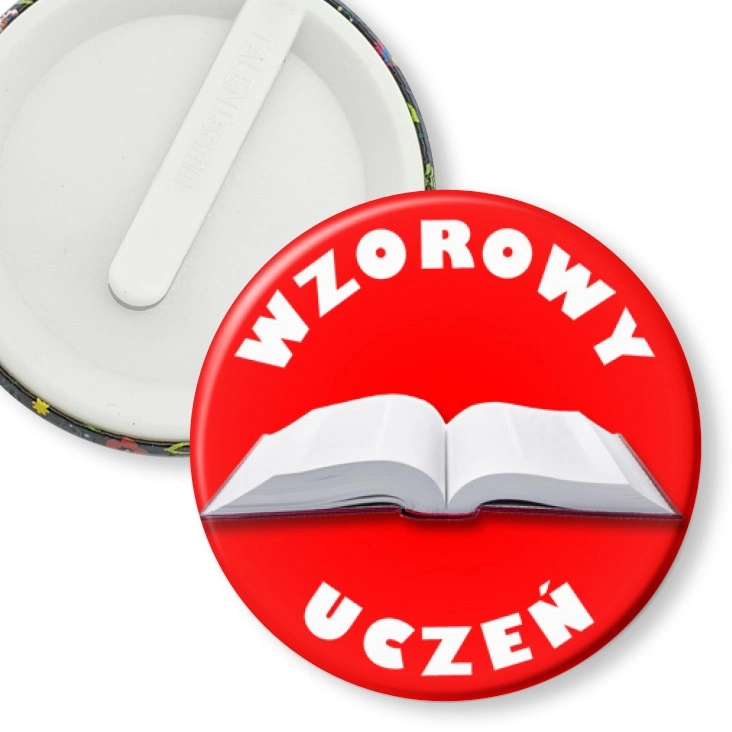 przypinka klips Wzorowy uczeń