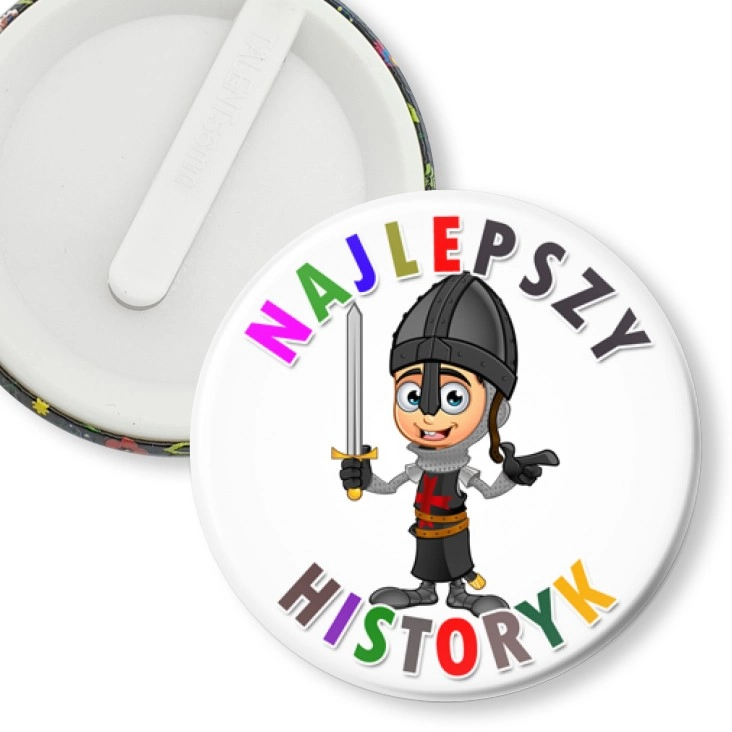 przypinka klips Najlepszy historyk