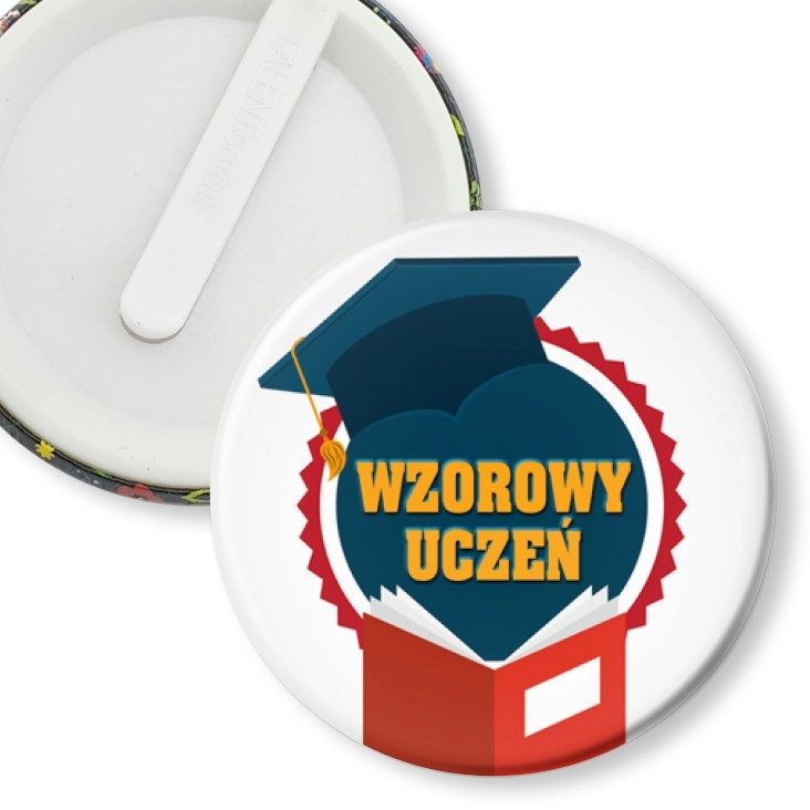 przypinka klips Wzorowy Uczeń