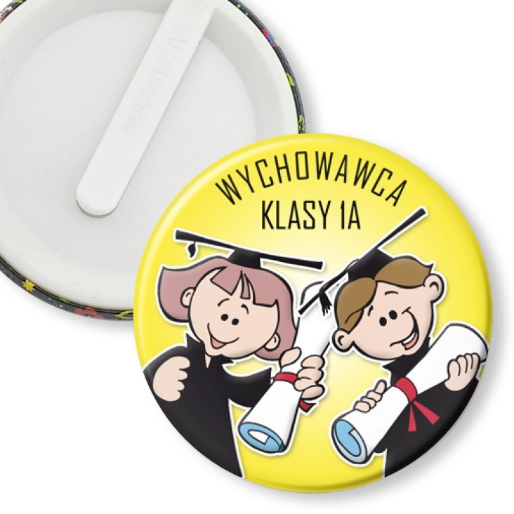 przypinka klips Wychowawca klasy 1a