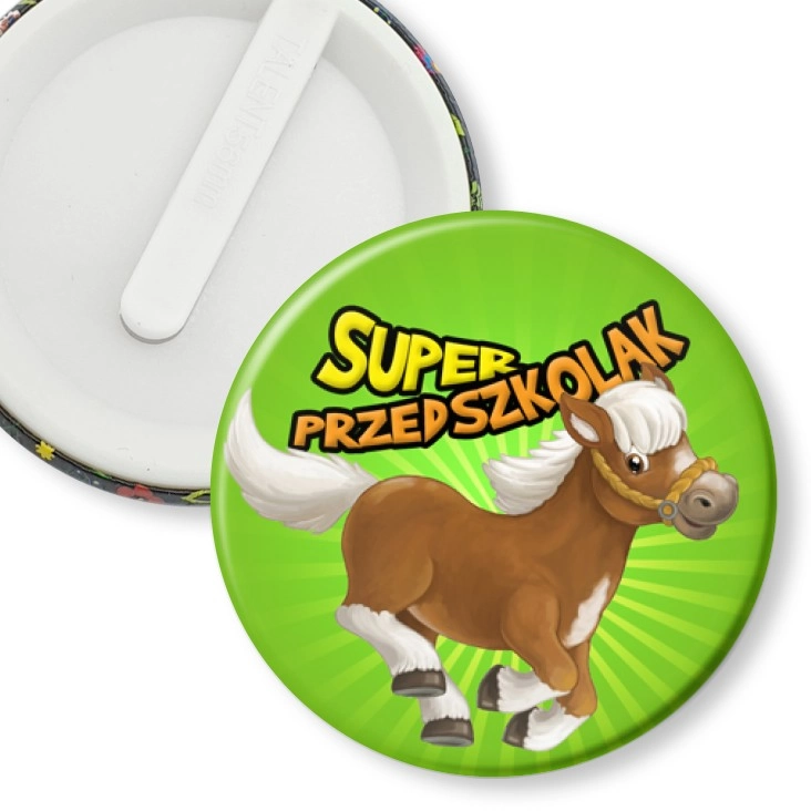 przypinka klips Super Przedszkolak