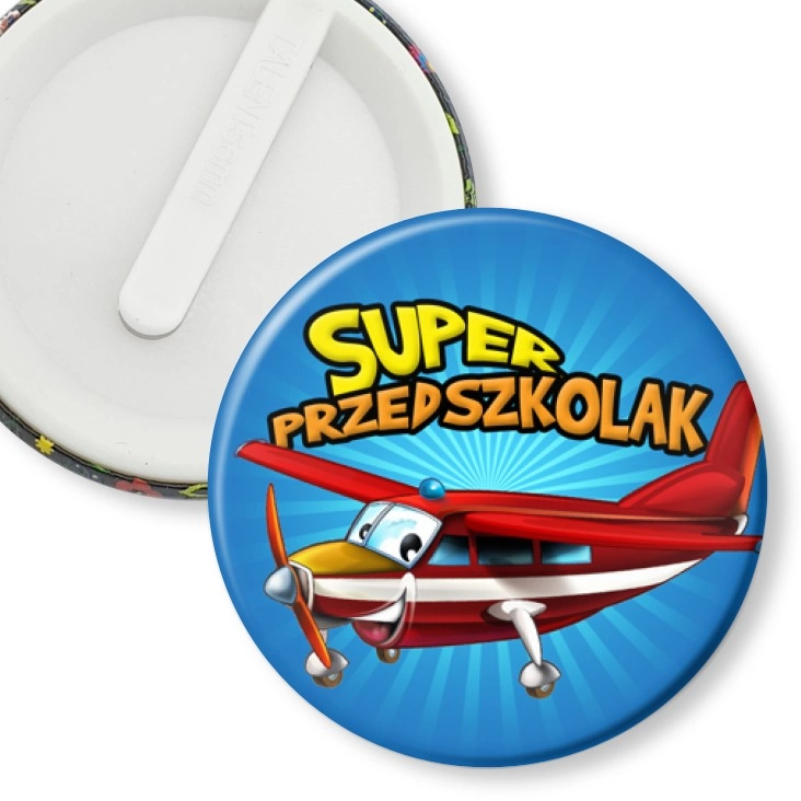 przypinka klips Super Przedszkolak