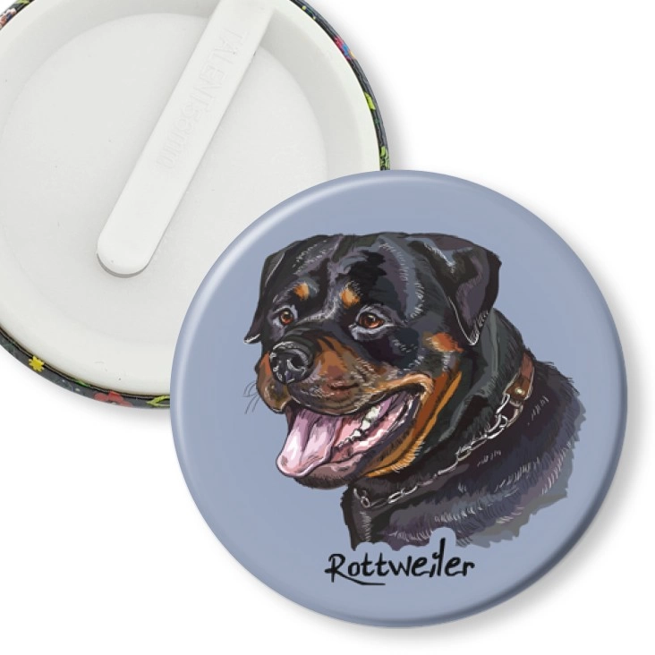 przypinka klips Rottweiler