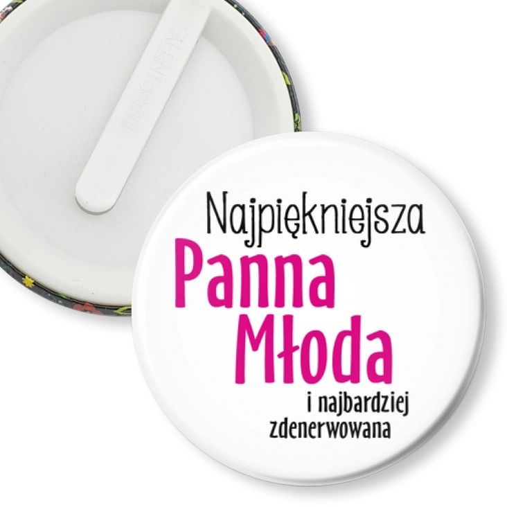 przypinka klips Najpiękniejsza Panna Młoda