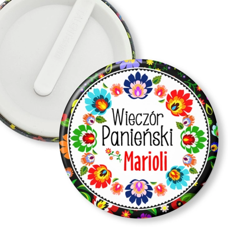 przypinka klips Wieczór panieński