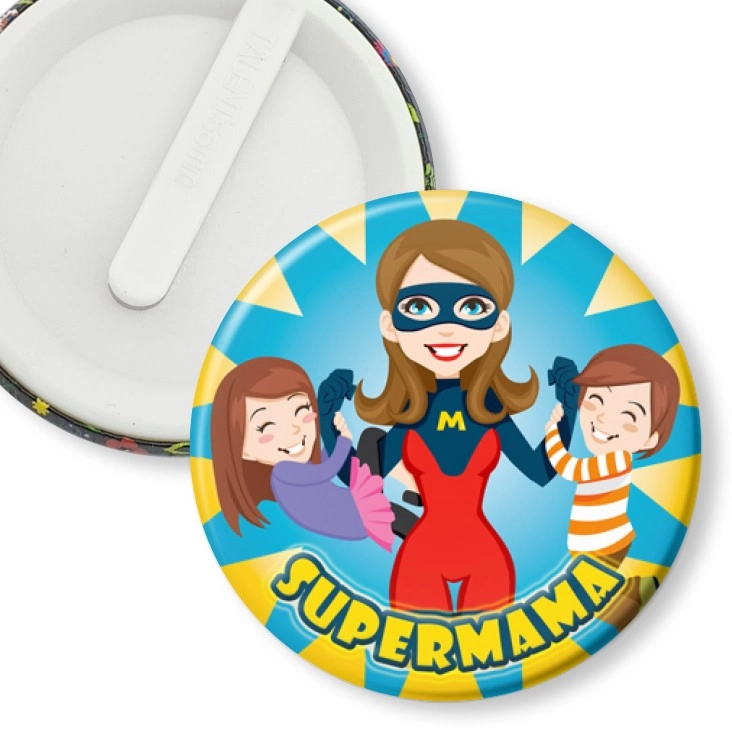 przypinka klips Supermama