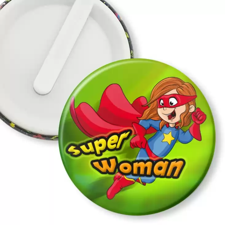 przypinka klips Super Woman