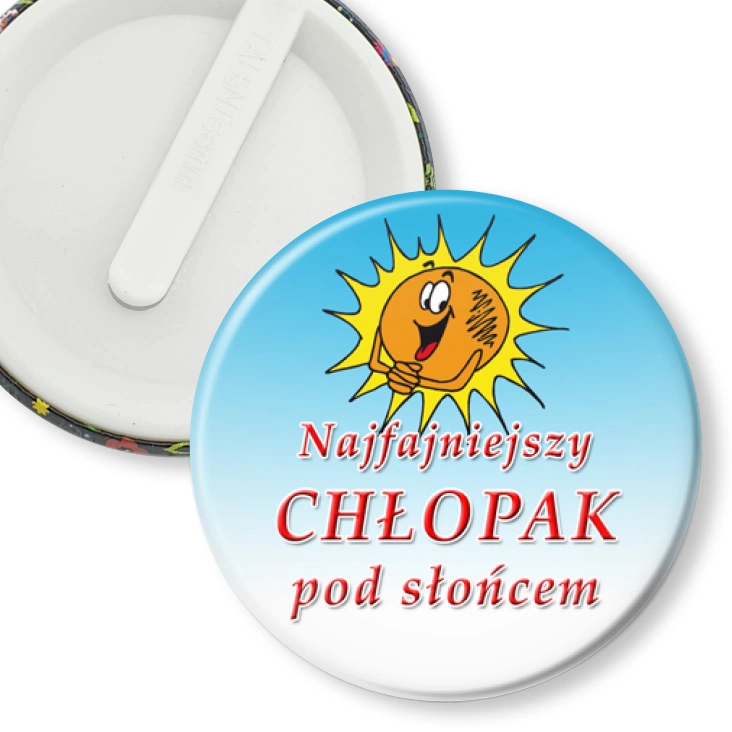 przypinka klips Najfajniejszy Chłopak pod Słońcem