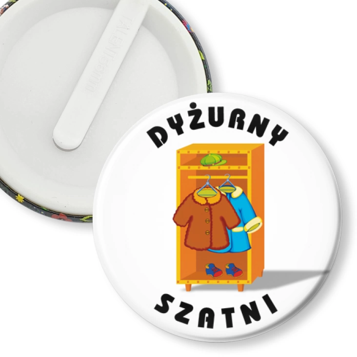 przypinka klips Dyżurny szatni