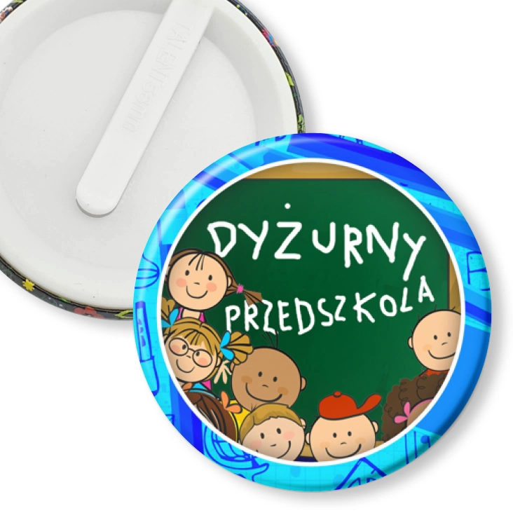 przypinka klips Dyżurny przedszkola